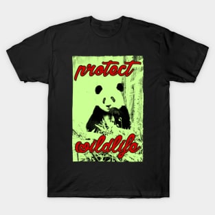 protect wildlife - panda T-Shirt